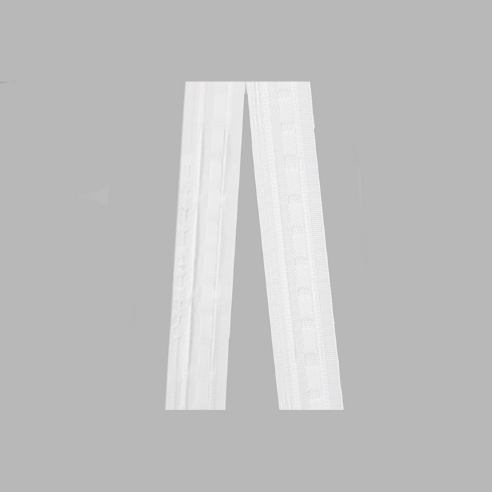 bande de pli de rideau couleur blanche largeur 30 mm longueur 4.50 mètres